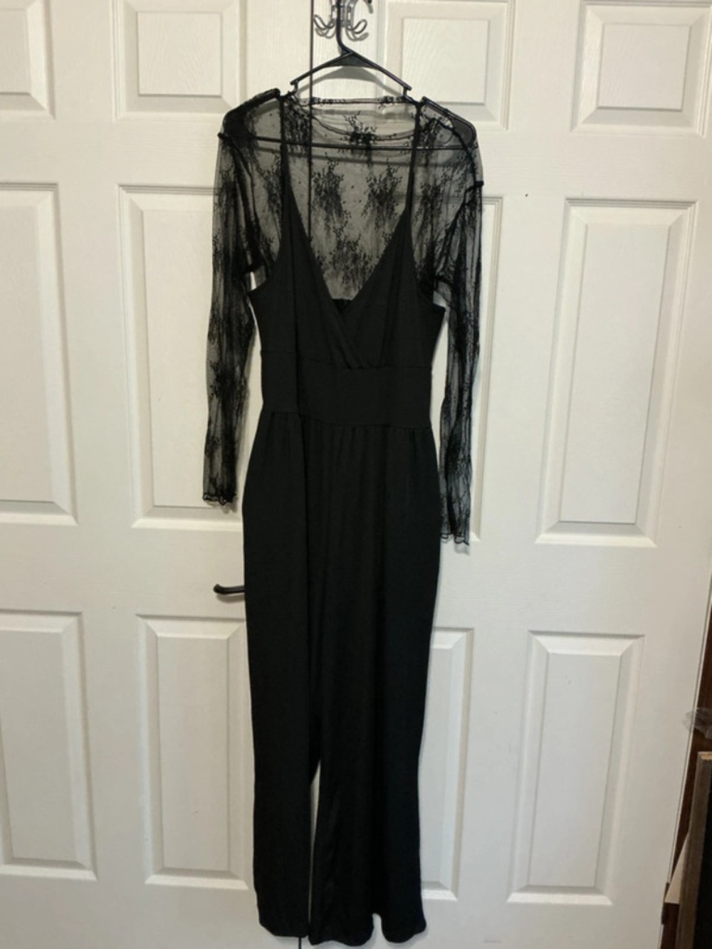 SHEIN romper with lace shirt XL